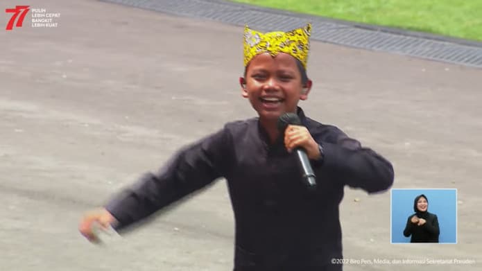 Penyanyi Cilik Farel 'Ojo Dibandingke' Sukses Menggoyang Istana Negara, Presiden Hingga Menteri Ikutan