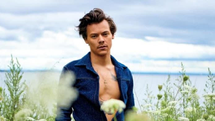 Heboh! Harry Styles Cium Bibir Pria di Depan Umum