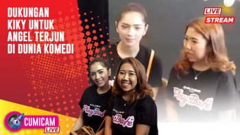 LIVE! ANGEL KARAMOY TERJUN KE DUNIA KOMEDI, KIKY SAPUTRI BERI SUPPORT INI