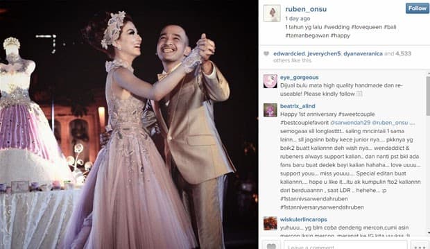Setahun Pernikahan Ruben