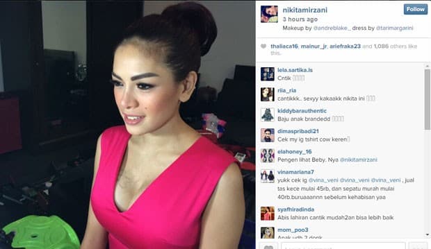 Niki Ceria 'Dibalut' Pink