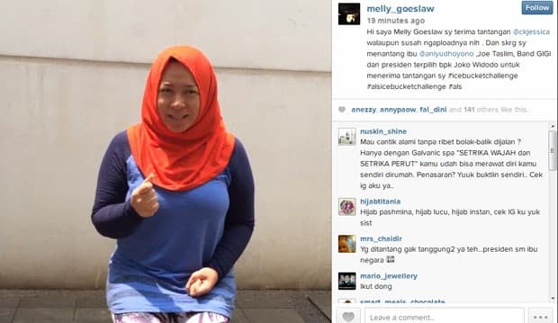 Teriakan Melly Merdu