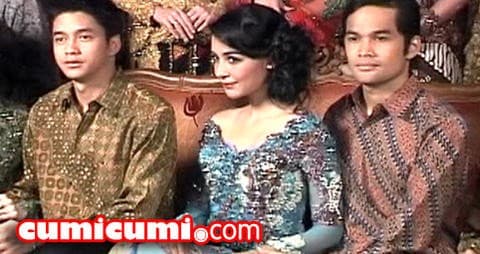 Shireen Sungkar Diapit Teuku Wisnu & Adly Fairuz