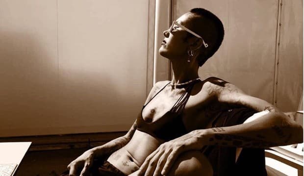 Bangga Indonesia, Ada Simbol Suku Dayak di Tubuh Fahrani