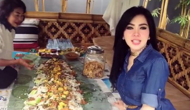 Kembali ke Alam, Syahrini 'Ngeliwet' di Sukabumi