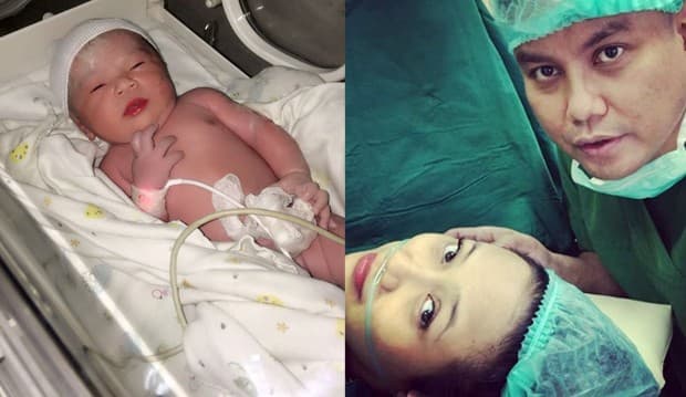 Lahir Caesar, Bayi Rheina Ipeh Belum Punya Nama