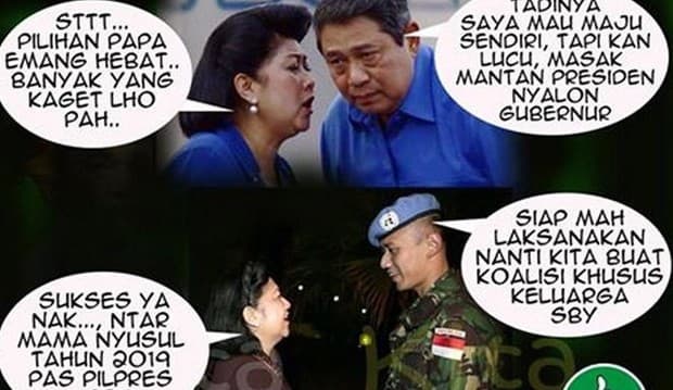 5 Meme Kocak Agus Yudhoyono Calon Gubernur Jakarta