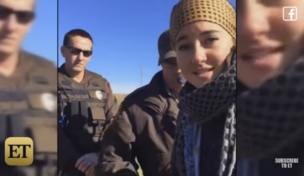 Ikut Demo, Shailene Woodley Ditangkap Polisi