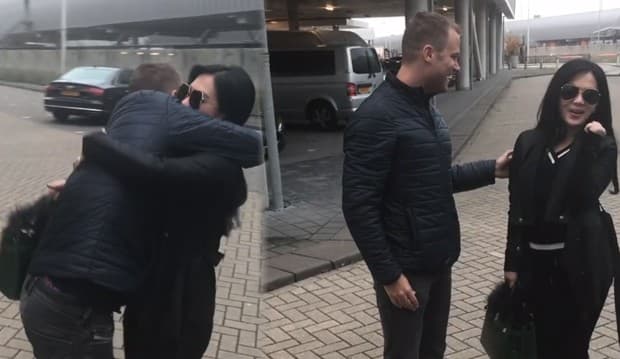 Tiba di Belanda, Syahrini Dijemput Dash Berlin Naik Mobil Mewah