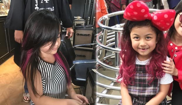Libur Sekolah, Anak Artis Kompak Warnai Rambut Merah