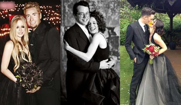 Bukan Putih, 5 Seleb Ini Nikah Pakai Gaun Pengantin Hitam