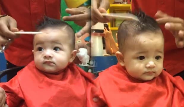 Gaya Rambut Kekinian, Arsya Hermansyah Bayi Gaul