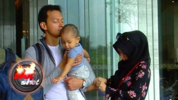 Promo Film di 3 Kota, Fedi Nuril Ajak Istri dan Anak (3/5)