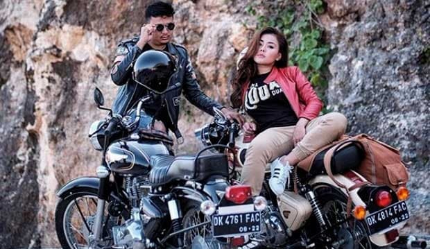 Bulan Madu, Chef Aiko Malah Ajak Anak Motor Touring Bareng