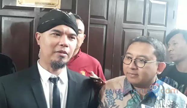 Ahmad Dhani Bacakan Eksepsi di Sidang, Fadli Zon Datang