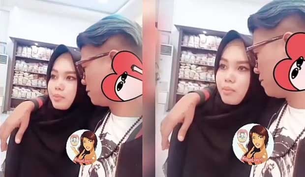 Peluk dan Cium Cewek Berhijab, Babang Tamvan Ganti Pacar Lagi?