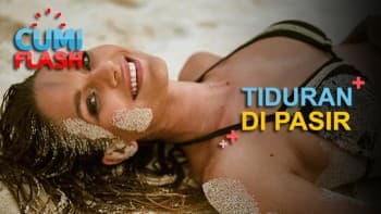 Pakai Bikini Tiduran di Pasir, Pacar Alexis Sanchez Ngapain Tuh?