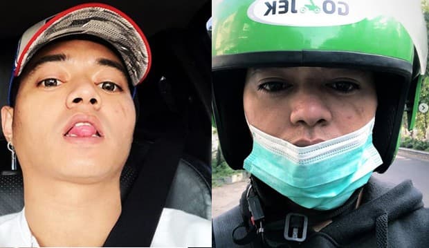 Akun YouTube Ditutup, Reza Arap Oktovian Jadi Driver Ojek Online