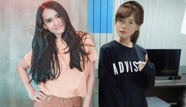 Buktikan Dua Orang Berbeda, Thalasya dan Adila Fitri Pamer Foto Centil