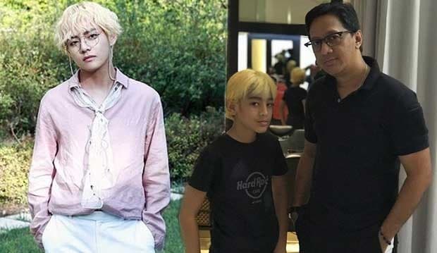 Fans Berat V BTS, Putra Andre Taulany Warnai Rambut Abu-Abu
