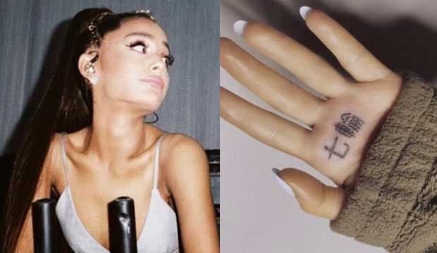 Kesakitan Hingga Tak Kuat, Ariana Grande Malah Salah Bikin Tato