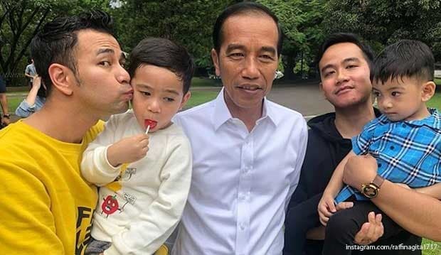 Raffi Ngevlog Bareng Jokowi, Rafathar Dapat Sepeda dan Malu-Malu Ketemu Jan Ethes