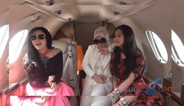 Naik Jet Pribadi Bayar Sendiri, Syahrini Bantah Terima Dana dari Pengusaha