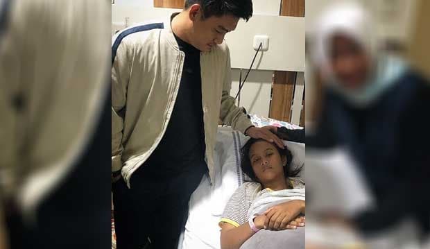 Ifan Seventeen Besuk Audrey, Korban Penganiayaan 12 Siswi SMA di Pontianak