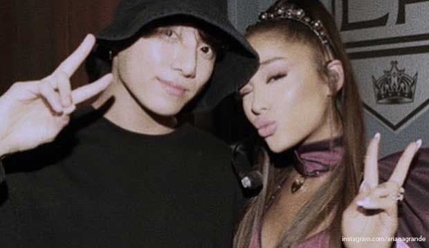 Konser Ditonton Jungkook BTS, Ariana Grande Minta Foto Bareng dan Jadikan Wallpaper