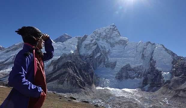 Taklukkan Gunung Kala Patthar Pakai Helikopter, Adinda Thomas Akui Kurang Puas