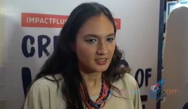 Dikabarkan Sedang Hamil, Ini Kata Nadine Chandrawinata