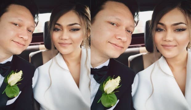 Usai Malam Pertama, Rina Nose Suapi Suami Bule Rendang dan Sambal Teri