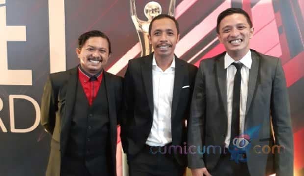 Begini Gagahnya Trio Top Saat Jalan di Black Carpet Silet Awards