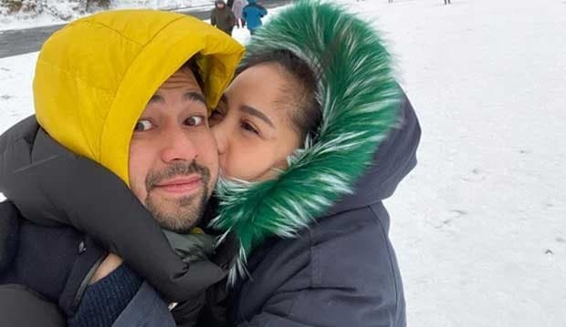 Bak Shahrukh Khan dan Kajol, Raffi Ahmad-Nagita Slavina Pamer Kemesraan di Gunung IceLand