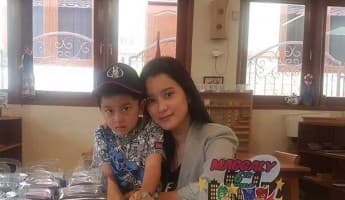 Ketagihan Nyetir Gokart, Putra Kedua Marcella Zalianty Ingin Jadi Pembalap?