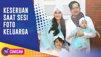 Keseruan Faby Marcelia Bersama Keluarga Kecilnya Saat Lakukan Sesi Foto Keluarga