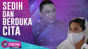 Dian Sastrowardoyo Begitu Sedih Saat Pemakaman Ayah Mertua Alm. Adiguna Sutowo