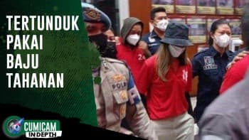 Nia Ramadhani & Ardi Bakrie Tertunduk Lesu Saat Gunakan Baju Tahanan di Polres Jakpus