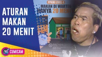 Kocak Banget, Ini Aksi Bopak Castello Challenge Makan 20 Menit Dukung Program PPKM