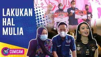 Wow, Denny Cagur Gelar Acara Vaksinisasi Gratis Hingga Bagi Bagi Sembako, ini Harapannya - Cumicam