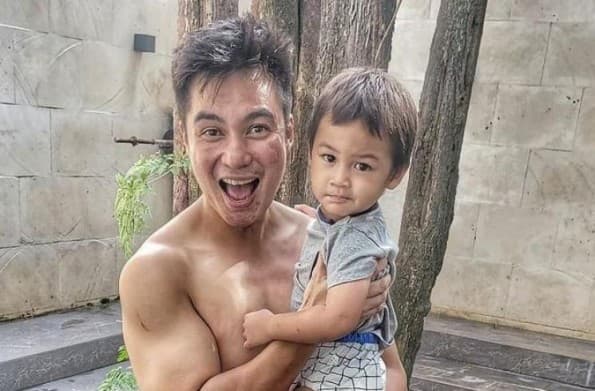 Foto Badan Berotot Disebut Editan, Baim Wong Buka Suara